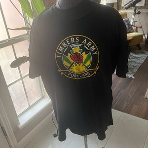 Portland Timbers Army Black T-Shirt size XL